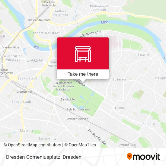 Карта Dresden Comeniusplatz