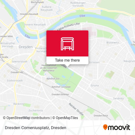 Карта Dresden Comeniusplatz