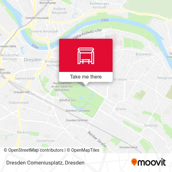 Карта Dresden Comeniusplatz