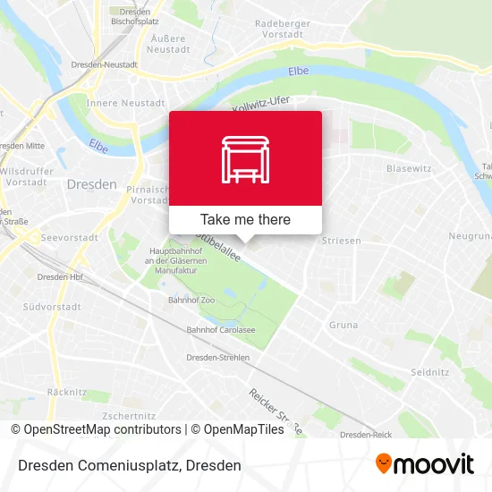 Карта Dresden Comeniusplatz
