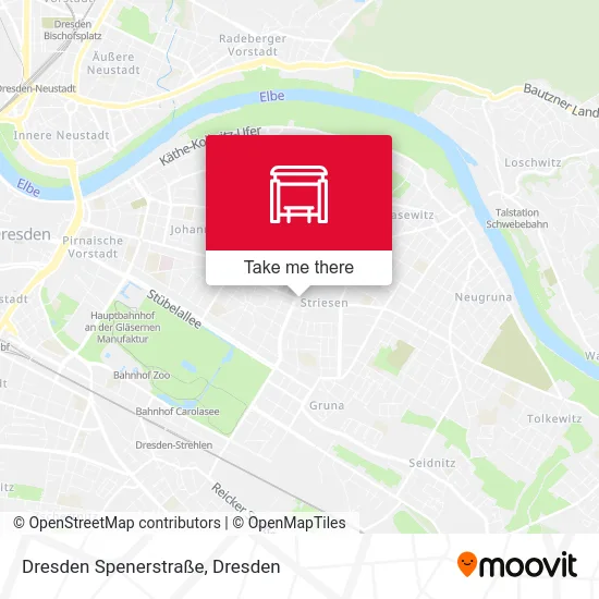 Карта Dresden Spenerstraße