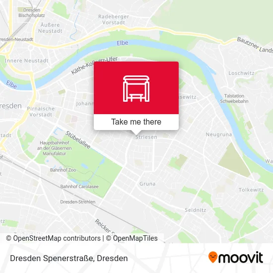 Карта Dresden Spenerstraße