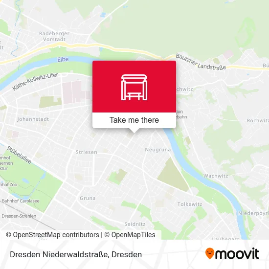 Карта Dresden Niederwaldstraße