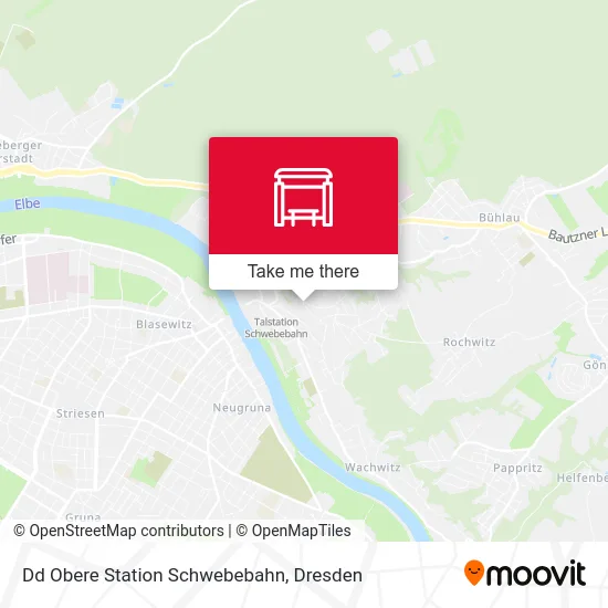Карта Dd Obere Station Schwebebahn
