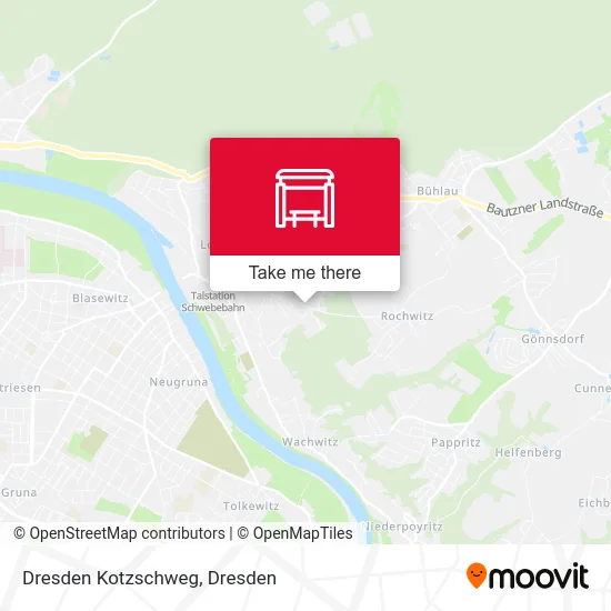 Карта Dresden Kotzschweg