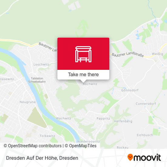 Карта Dresden Auf Der Höhe