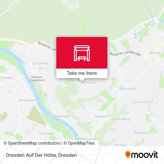 Карта Dresden Auf Der Höhe