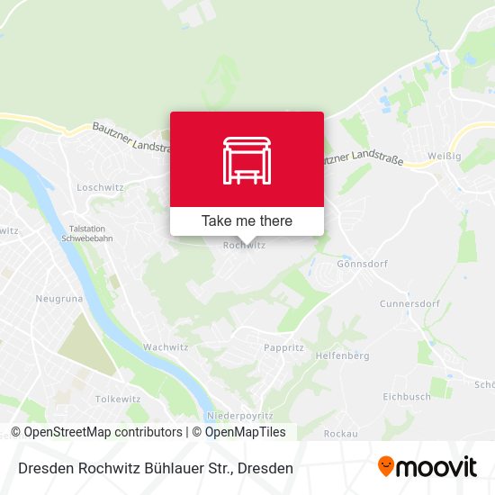 Карта Dresden Rochwitz Bühlauer Str.