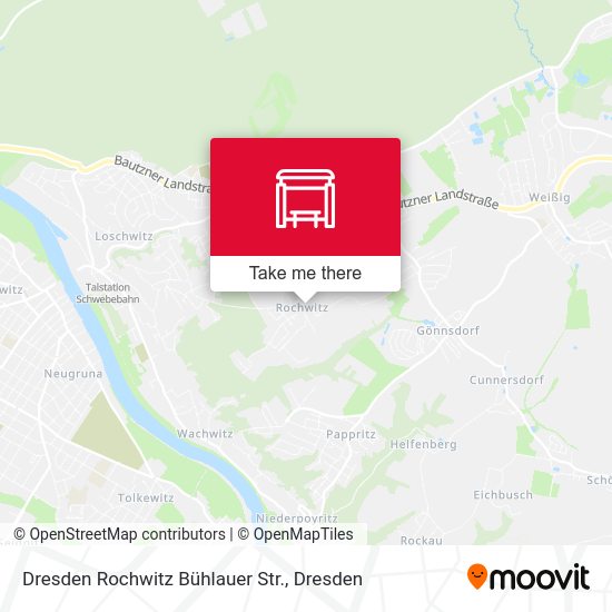 Карта Dresden Rochwitz Bühlauer Str.