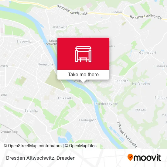 Карта Dresden Altwachwitz