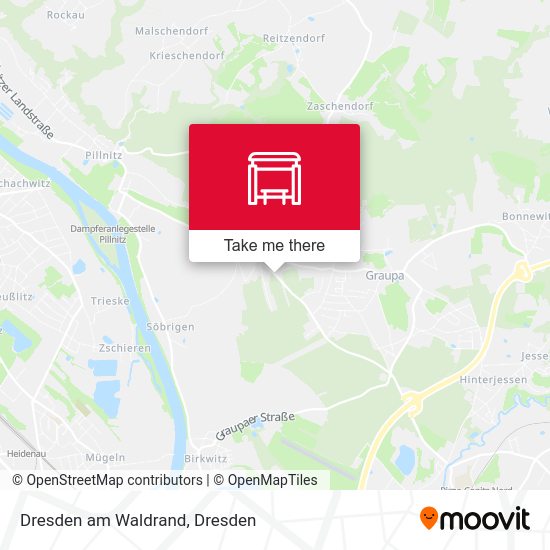 Карта Dresden am Waldrand