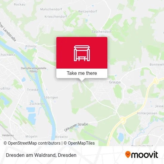 Карта Dresden am Waldrand