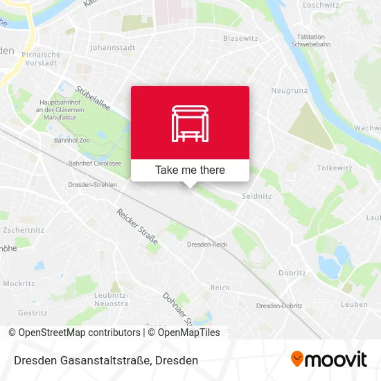 Карта Dresden Gasanstaltstraße