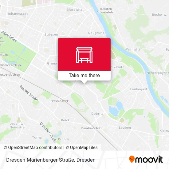 Карта Dresden Marienberger Straße
