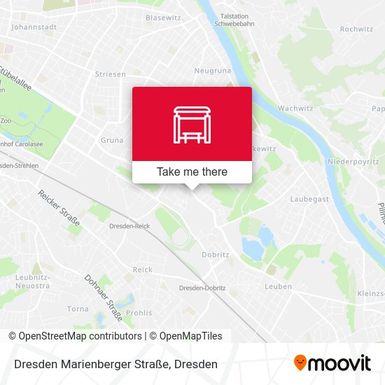 Карта Dresden Marienberger Straße