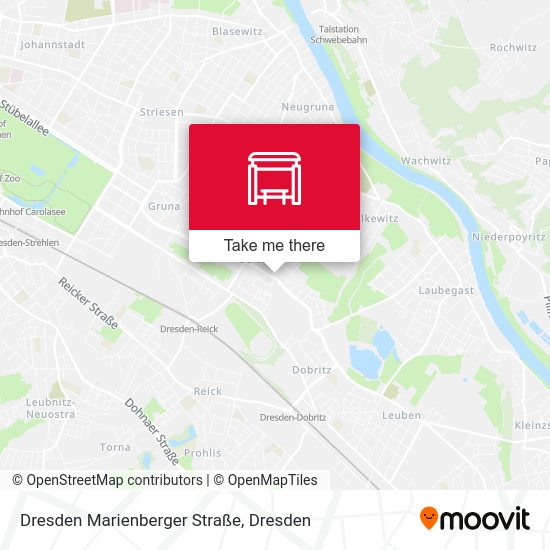 Карта Dresden Marienberger Straße