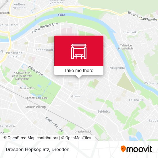 Карта Dresden Hepkeplatz