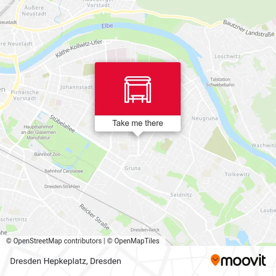 Карта Dresden Hepkeplatz