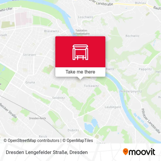 Карта Dresden Lengefelder Straße