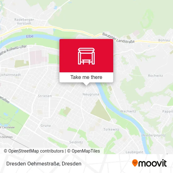 Карта Dresden Oehmestraße