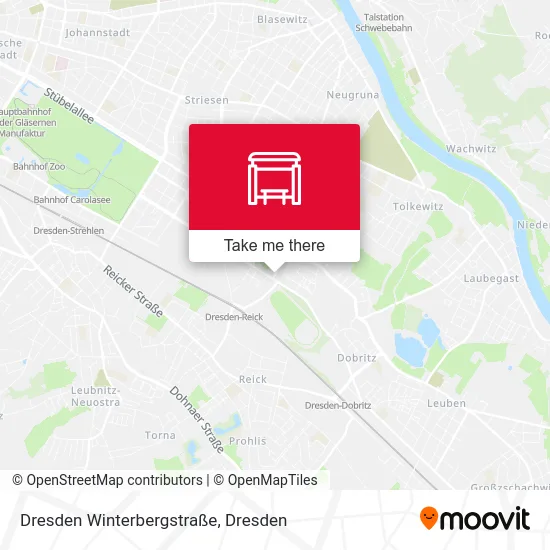 Карта Dresden Winterbergstraße
