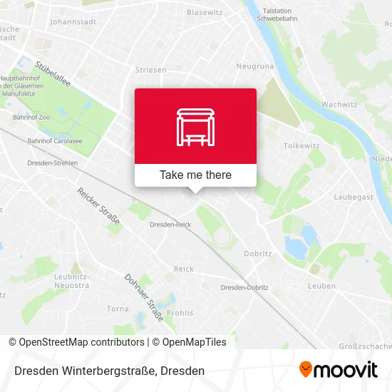Карта Dresden Winterbergstraße
