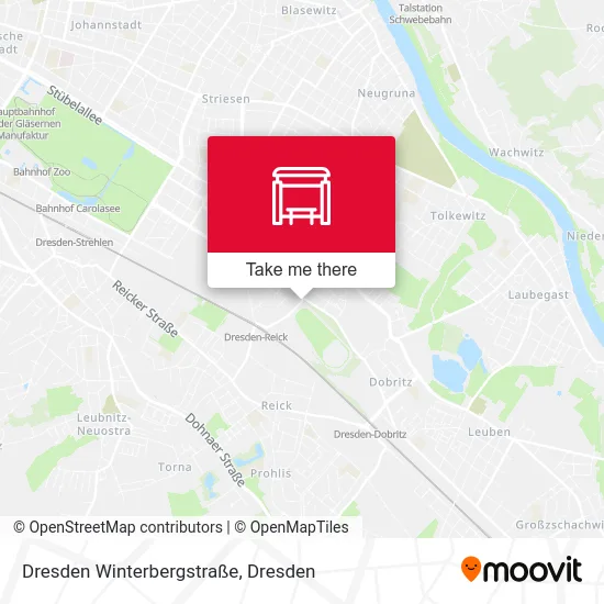 Карта Dresden Winterbergstraße