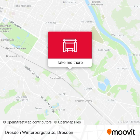 Карта Dresden Winterbergstraße
