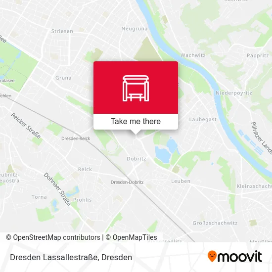 Карта Dresden Lassallestraße