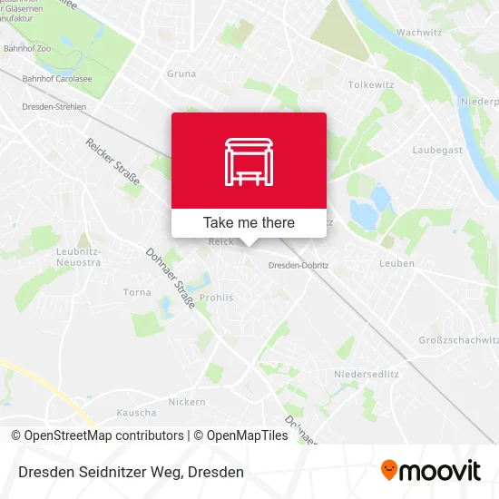 Карта Dresden Seidnitzer Weg