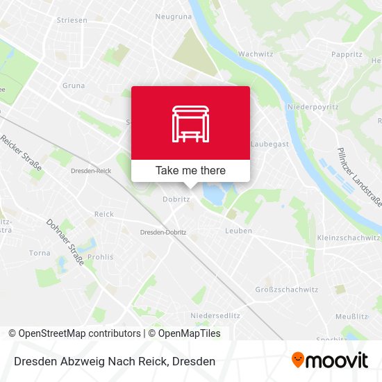 Карта Dresden Abzweig Nach Reick