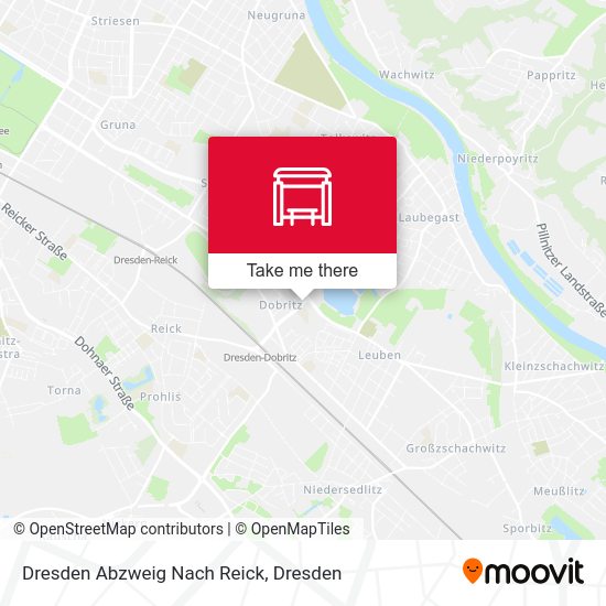 Карта Dresden Abzweig Nach Reick