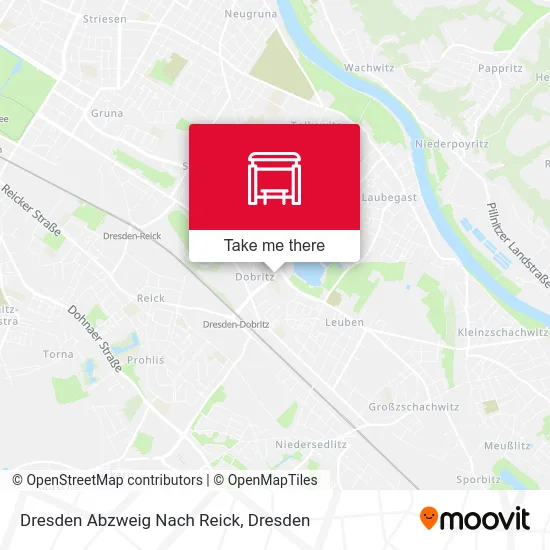 Карта Dresden Abzweig Nach Reick