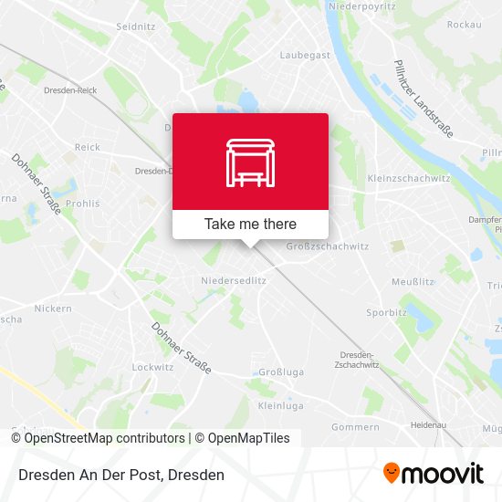 Карта Dresden An Der Post