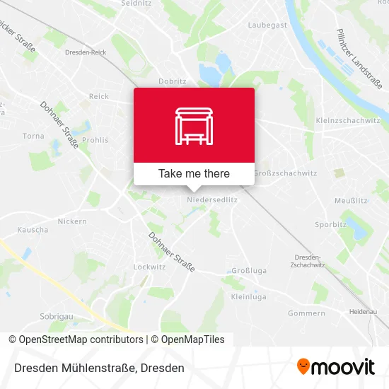 Карта Dresden Mühlenstraße
