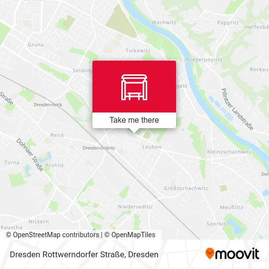 Карта Dresden Rottwerndorfer Straße