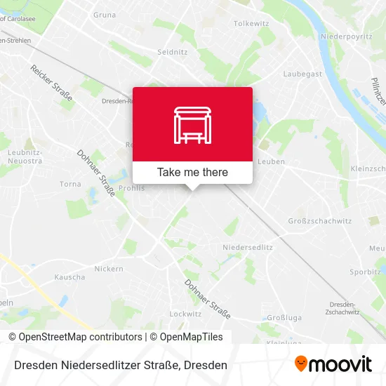 Карта Dresden Niedersedlitzer Straße