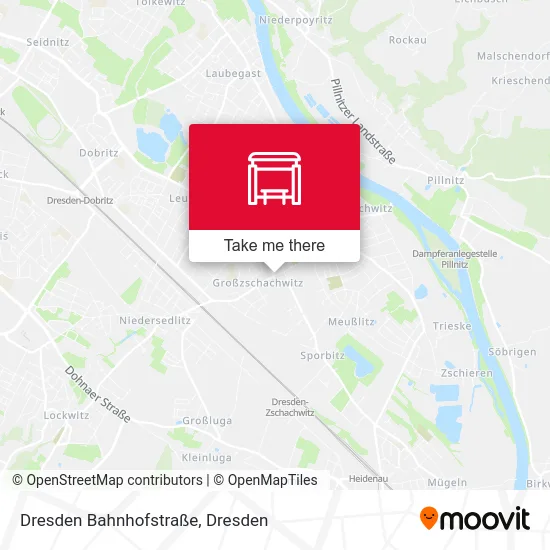Dresden Bahnhofstraße map