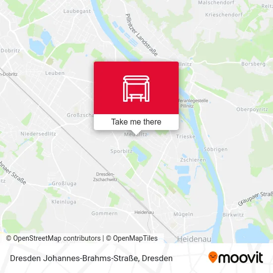Карта Dresden Johannes-Brahms-Straße