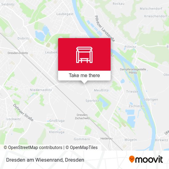 Карта Dresden am Wiesenrand