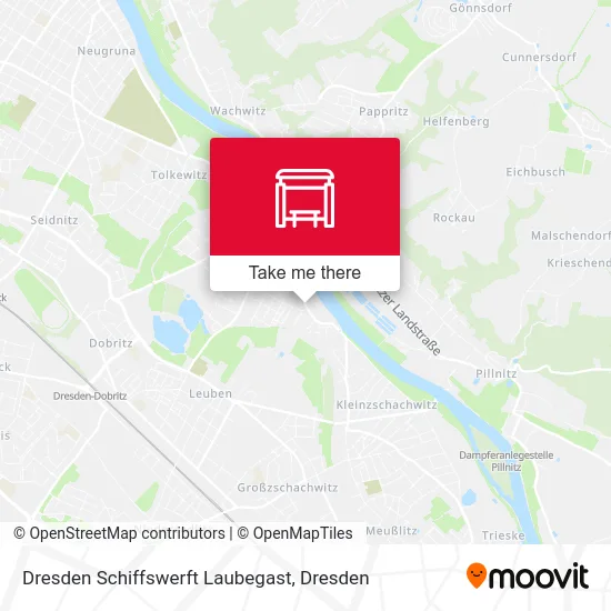 Карта Dresden Schiffswerft Laubegast
