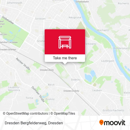Карта Dresden Bergfelderweg