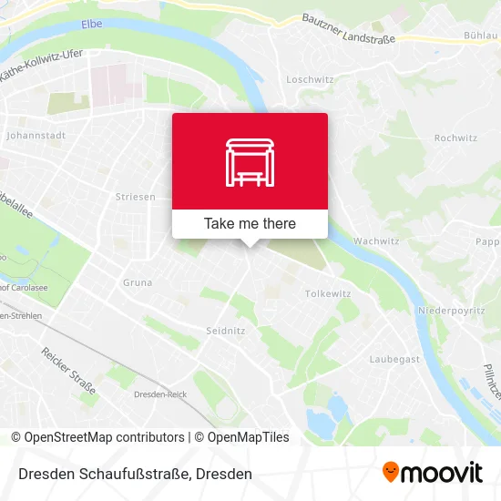 Карта Dresden Schaufußstraße