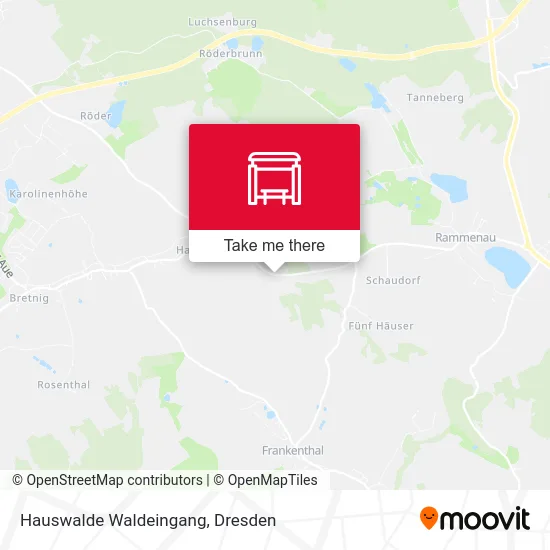 Карта Hauswalde Waldeingang