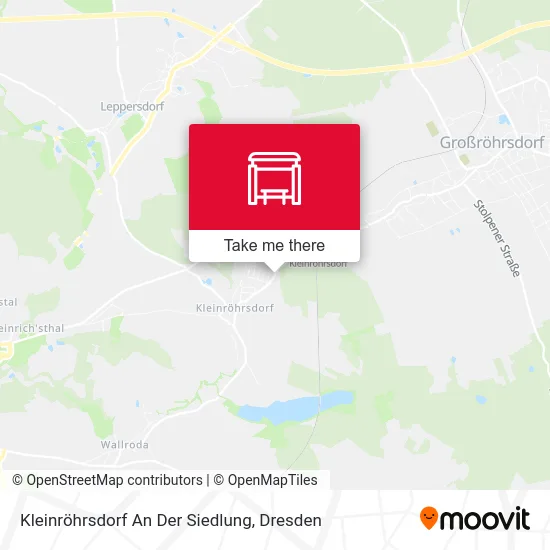 Карта Kleinröhrsdorf An Der Siedlung
