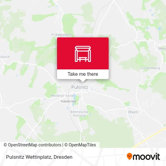 Карта Pulsnitz Wettinplatz