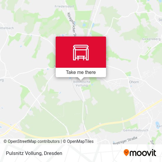 Карта Pulsnitz Vollung