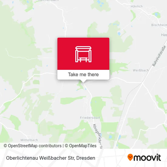 Карта Oberlichtenau Weißbacher Str
