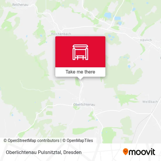 Карта Oberlichtenau Pulsnitztal