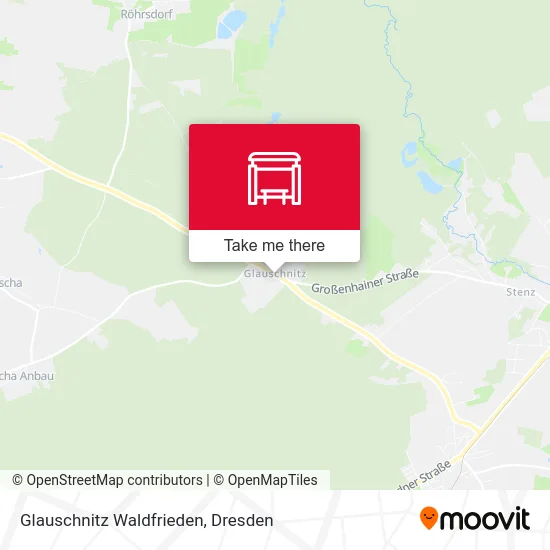 Карта Glauschnitz Waldfrieden